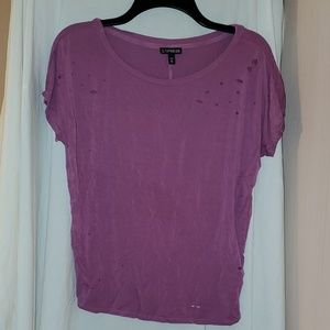 Express Distressed Shirt